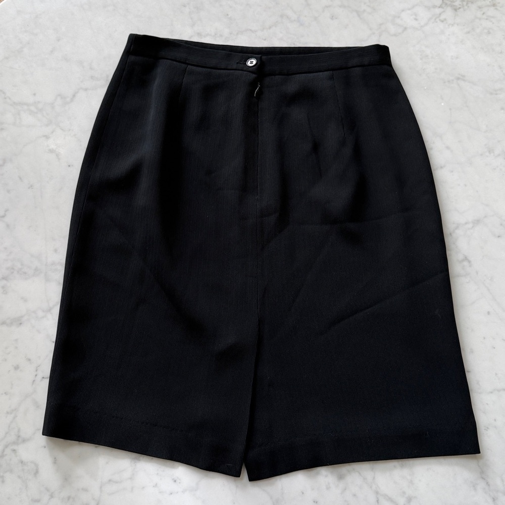 Garfield & Marks Black Pencil Skirt Womens Size 8 Knee Length Workwear - Picture 3 of 5